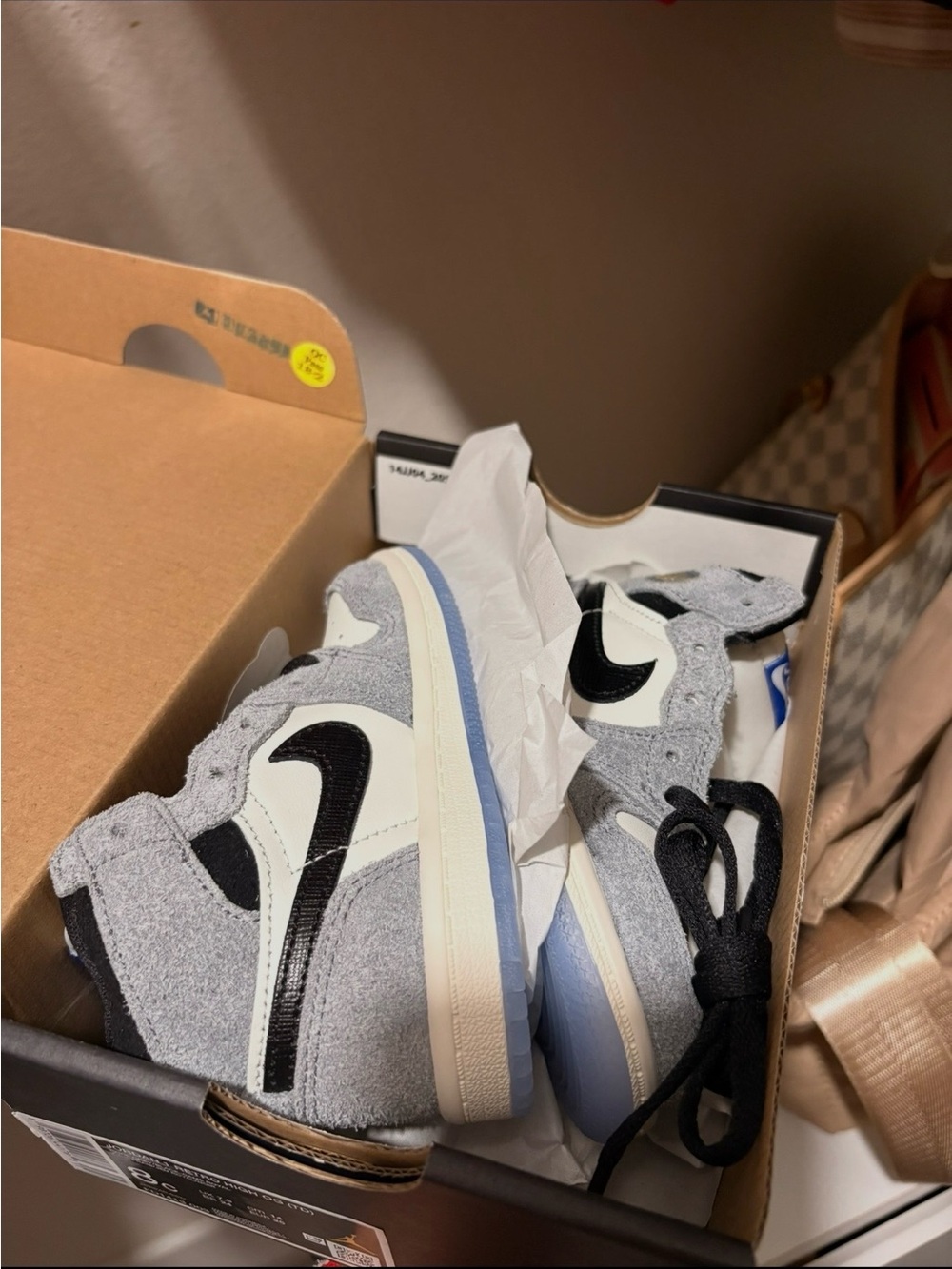 Baby Blue Nike High Top Shoes